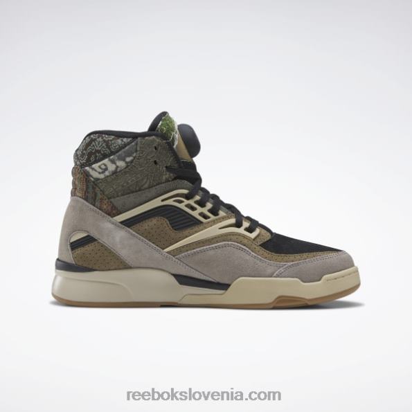 Reebok pump tz moški košarkarski copati R22JR1311 jedro črna/balvansko siva/utility bež