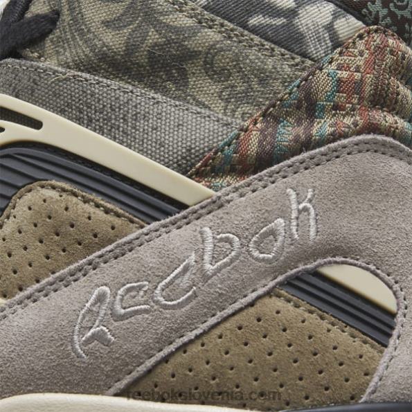 Reebok pump tz moški košarkarski copati R22JR1311 jedro črna/balvansko siva/utility bež