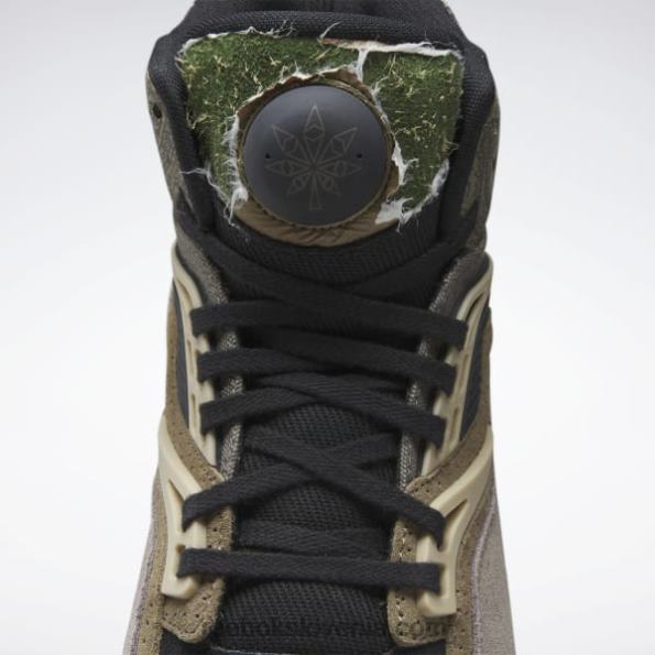 Reebok pump tz moški košarkarski copati R22JR1311 jedro črna/balvansko siva/utility bež