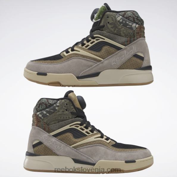 Reebok pump tz moški košarkarski copati R22JR1311 jedro črna/balvansko siva/utility bež
