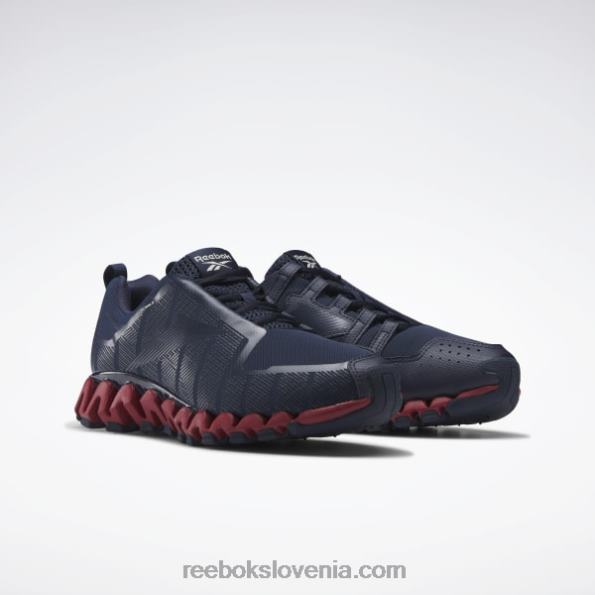 Reebok zigwild trail 6 moški čevlji R22JR1075 vektor mornarsko modra/bleščeče rdeča/čisto siva 1