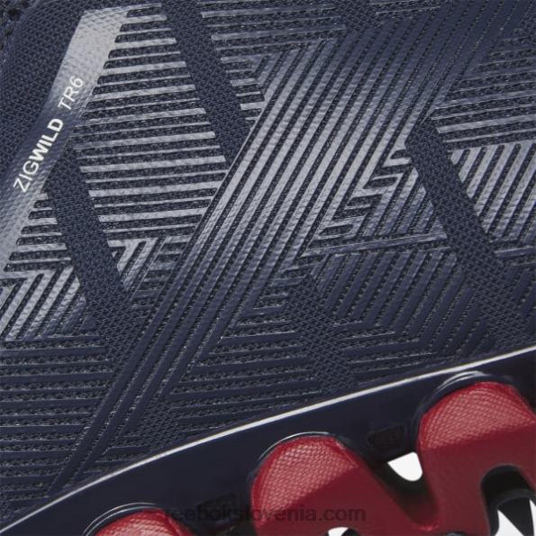 Reebok zigwild trail 6 moški čevlji R22JR1075 vektor mornarsko modra/bleščeče rdeča/čisto siva 1