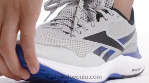 Reebok endless road 3 moški tekaški copati R22JR1172 čisto siva 3/jedro črna/vektorsko modra