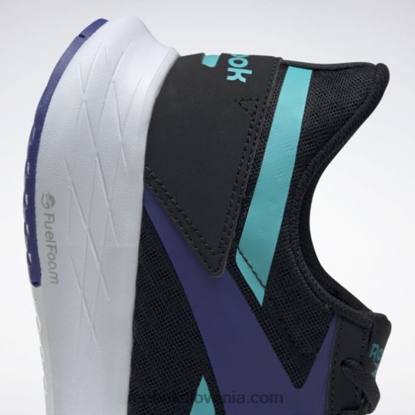 Reebok energen plus 2 moški tekaški copati R22JR1234 jedro črna/klasično modrozelena/krepko vijolična
