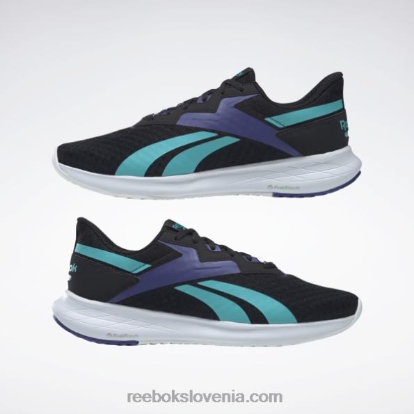 Reebok energen plus 2 moški tekaški copati R22JR1234 jedro črna/klasično modrozelena/krepko vijolična