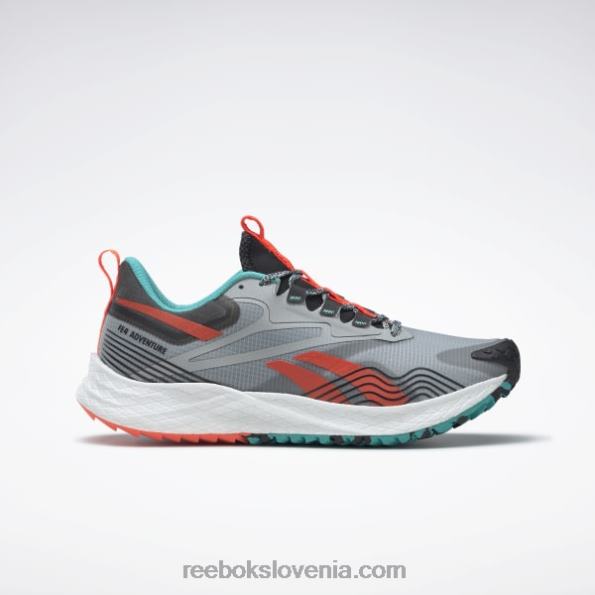 Reebok floatride energy 4 adventure moški tekaški copati R22JR1089 čista siva 3/klasična modrozelena/oranžna