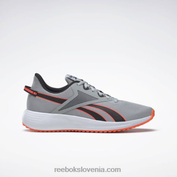 Reebok lite plus 3 moški tekaški copati R22JR1340 čisto siva 3/jedro črna/oranžna flare