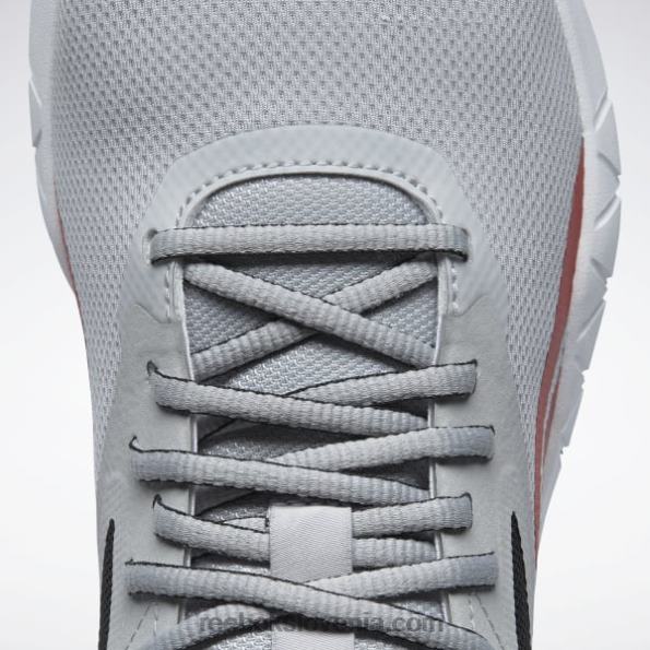 Reebok moški copati flexagon force 4 R22JR1335 čisto siva 3/jedro črna/vektorsko rdeča