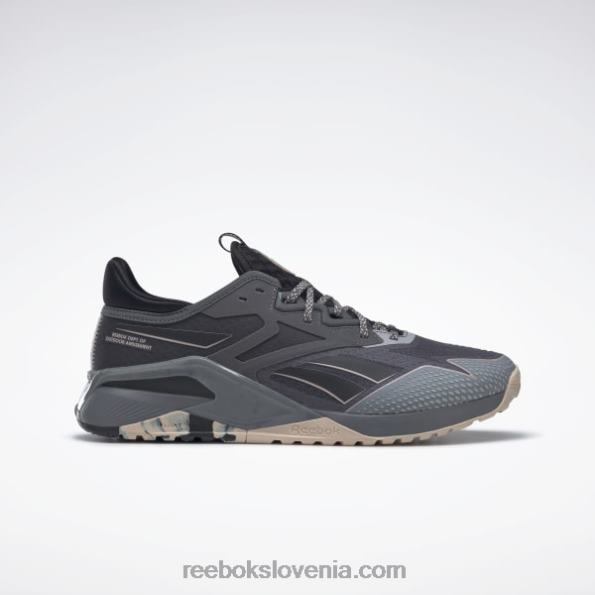 Reebok moški copati nano x2 tr adventure R22JR1049 čisto siva 6/jedrna črna/mehka ekru