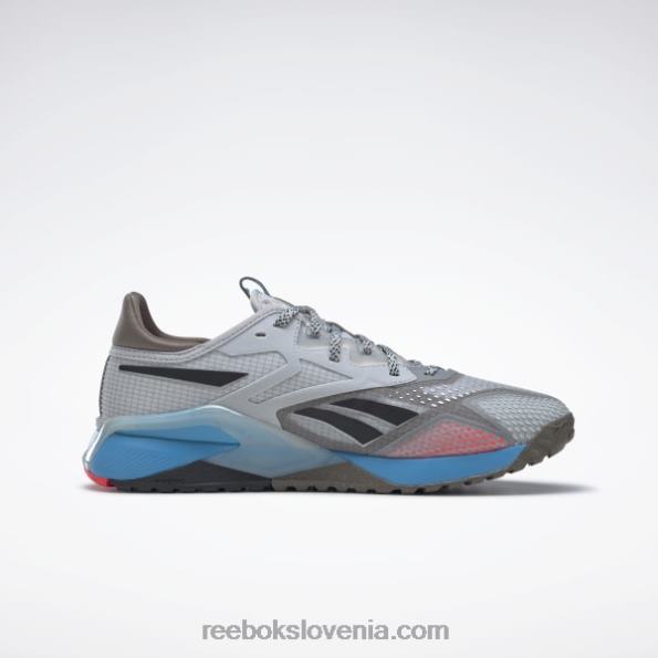 Reebok moški copati nano x2 tr adventure R22JR1107 pure grey 2/trek grey/radiant aqua