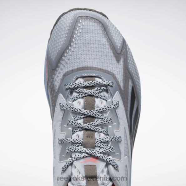 Reebok moški copati nano x2 tr adventure R22JR1107 pure grey 2/trek grey/radiant aqua