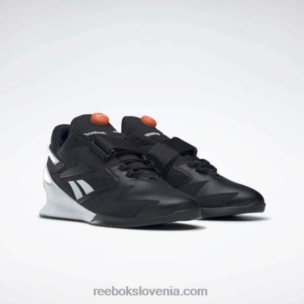 Reebok moški čevlji za dvigovanje uteži legacy lifter iii R22JR1069 jedro črno/ftwr belo/oranžno smash s23-r