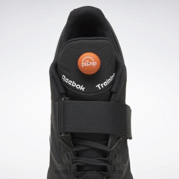 Reebok moški čevlji za dvigovanje uteži legacy lifter iii R22JR1069 jedro črno/ftwr belo/oranžno smash s23-r