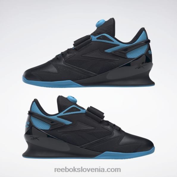 Reebok moški čevlji za dvigovanje uteži legacy lifter iii R22JR1080 jedro črna/svetleča aqua