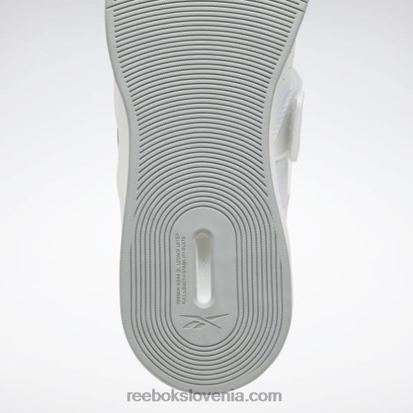 Reebok moški čevlji za dvigovanje uteži legacy lifter iii R22JR1085 ftwr bela/glen zelena/sončno kislinsko rumena