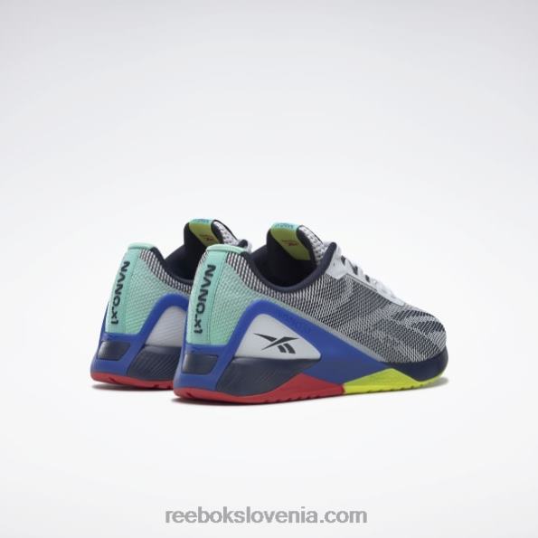 Reebok nano x1 grit moški copati za trening R22JR1087 ftwr bela/vektor mornarsko/dvorno modra