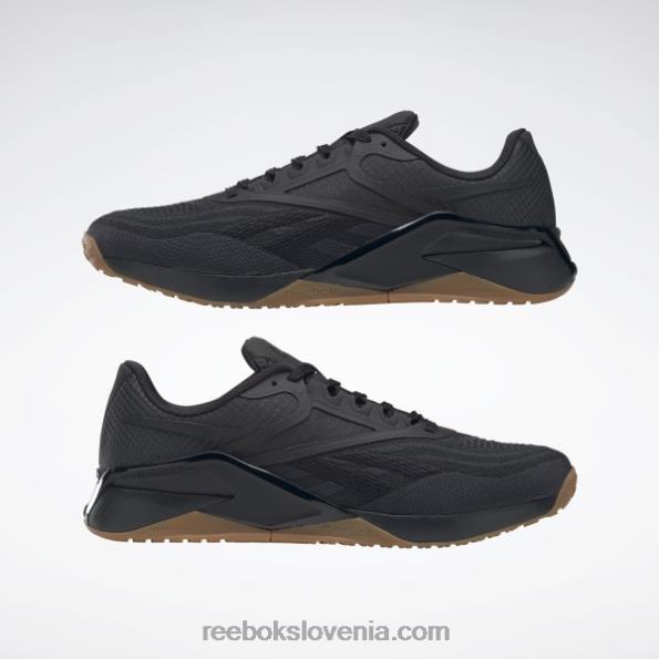 Reebok nano x2 moški copati za trening R22JR1026 core black/pure grey 8/reebok rubber gum-03