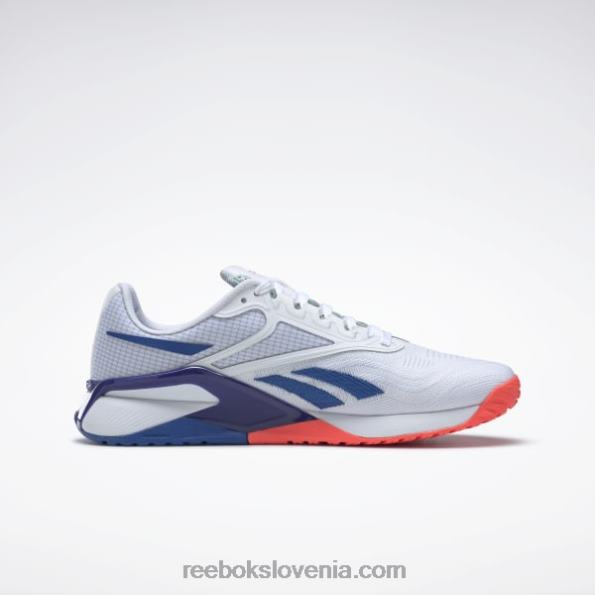 Reebok nano x2 moški copati za trening R22JR1046 ftwr bela/vektorsko modra/oranžna svetloba