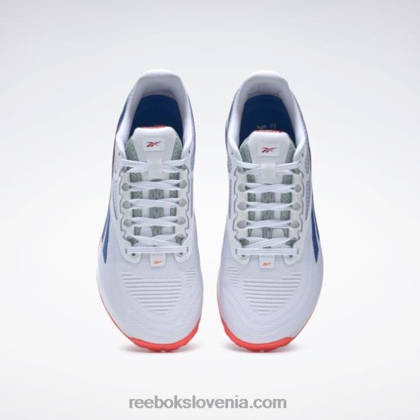 Reebok nano x2 moški copati za trening R22JR1046 ftwr bela/vektorsko modra/oranžna svetloba
