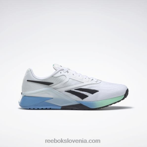 Reebok nano x2 moški copati za trening R22JR1060 ftwr bela/esencialno modra/mint mint