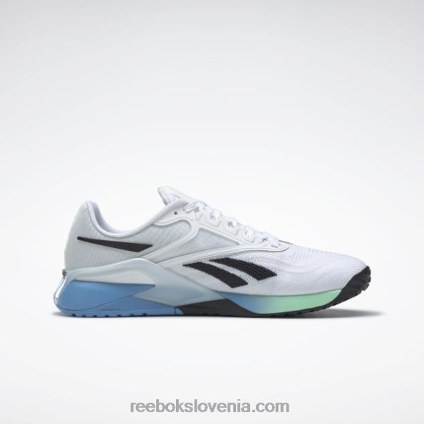 Reebok nano x2 moški copati za trening R22JR1060 ftwr bela/esencialno modra/mint mint