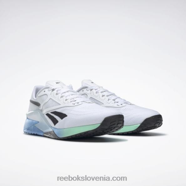 Reebok nano x2 moški copati za trening R22JR1060 ftwr bela/esencialno modra/mint mint