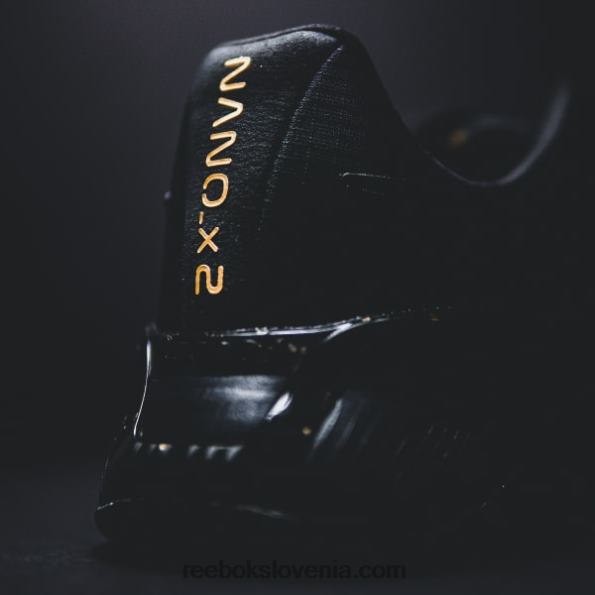 Reebok nano x2 moški copati za trening R22JR1338 jedro črno/čisto sivo 7/mat zlato