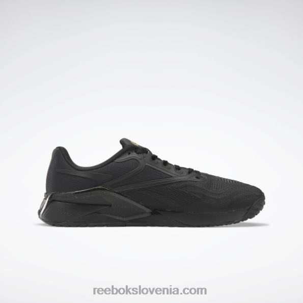Reebok nano x2 moški copati za trening R22JR1338 jedro črno/čisto sivo 7/mat zlato