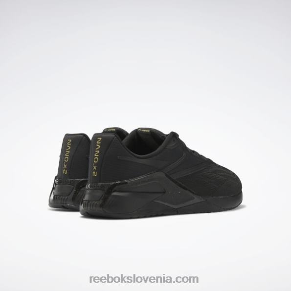 Reebok nano x2 moški copati za trening R22JR1338 jedro črno/čisto sivo 7/mat zlato