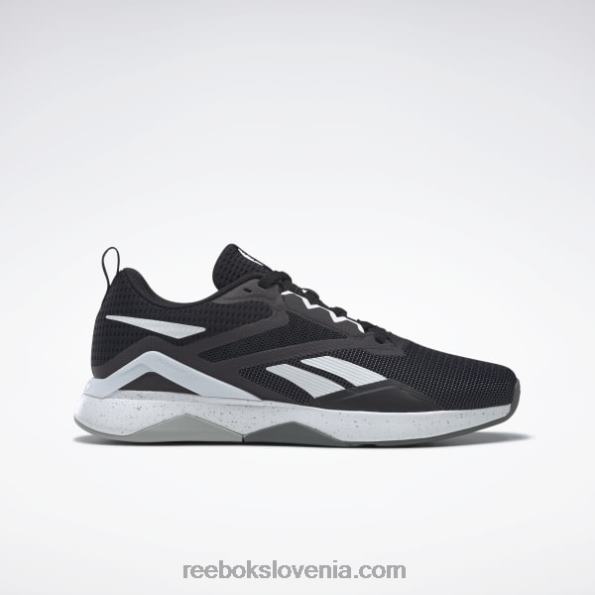 Reebok nanoflex tr 2.0 moški copati za trening R22JR1115 jedro črno/ftwr belo/čisto sivo 6
