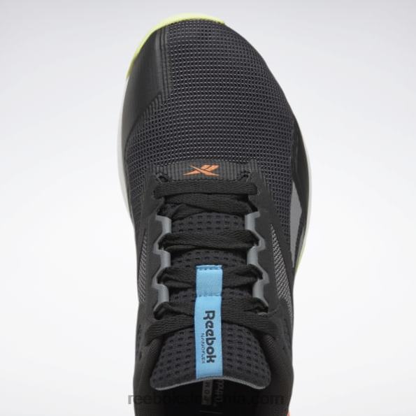 Reebok nanoflex tr 2.0 moški copati za trening R22JR1199 jedro črna/čisto siva 6/oranžna s23-r