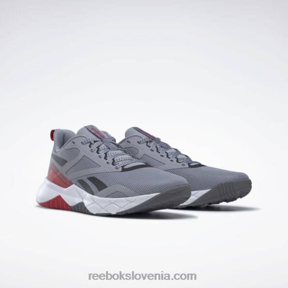 Reebok nfx moški copati za trening R22JR1323 hladno siva/jedro črna/hladno siva 6
