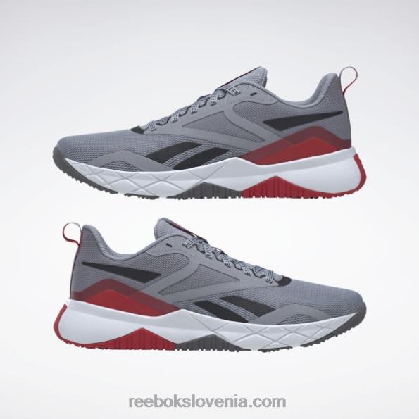Reebok nfx moški copati za trening R22JR1323 hladno siva/jedro črna/hladno siva 6
