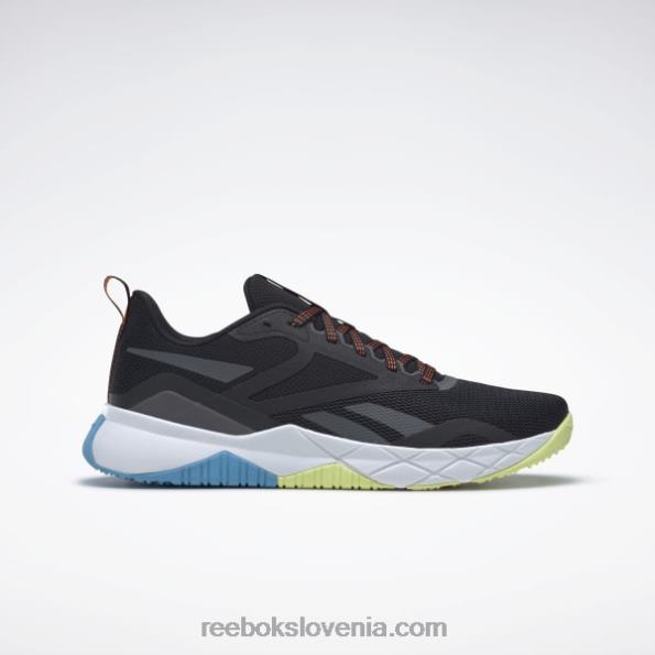 Reebok nfx moški copati za trening R22JR1324 jedro črna/čisto siva 7/svetleča aqua