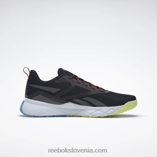 Reebok nfx moški copati za trening R22JR1324 jedro črna/čisto siva 7/svetleča aqua