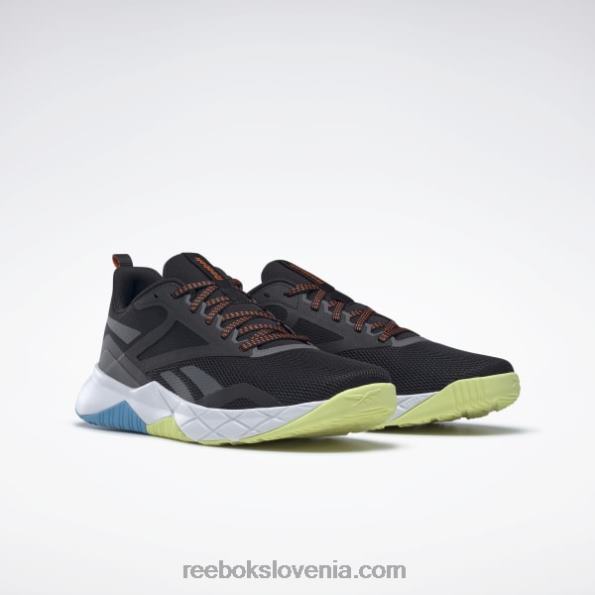 Reebok nfx moški copati za trening R22JR1324 jedro črna/čisto siva 7/svetleča aqua