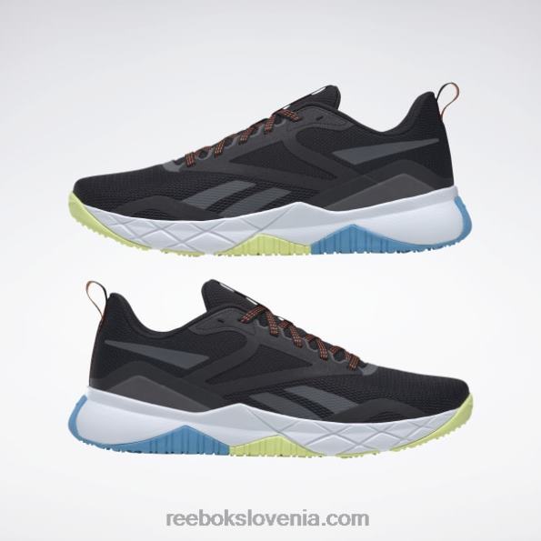 Reebok nfx moški copati za trening R22JR1324 jedro črna/čisto siva 7/svetleča aqua