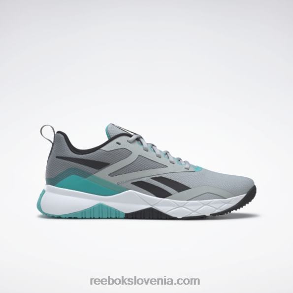 Reebok nfx moški copati za trening R22JR1336 čisto siva 3/čisto siva 5/klasično modrozelena