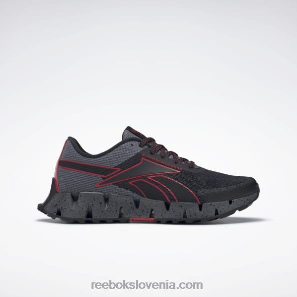 Reebok zig dynamica 2 adventure moški čevlji R22JR1058 jedro črno/vektorsko rdeče/hladno sivo 6