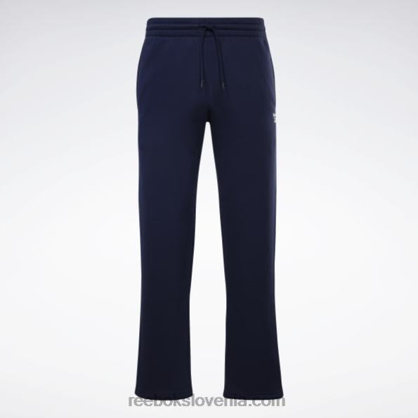 Reebok identity hlače z odprtim robom R22JR1137 vektorska mornarica moški
