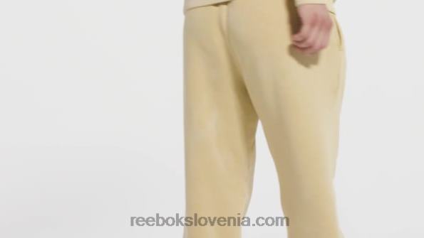 Reebok klasične hlače naravne barve R22JR1253 svetlo oker moški