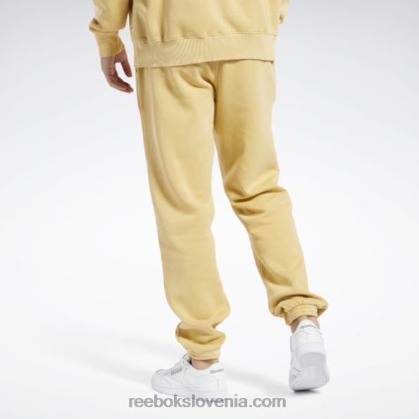 Reebok klasične hlače naravne barve R22JR1253 svetlo oker moški