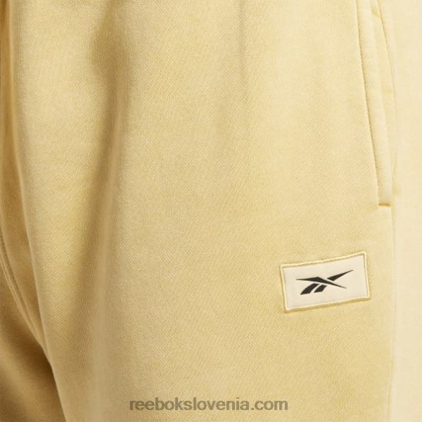 Reebok klasične hlače naravne barve R22JR1253 svetlo oker moški