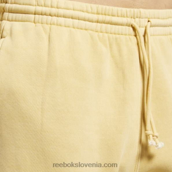 Reebok klasične hlače naravne barve R22JR1253 svetlo oker moški
