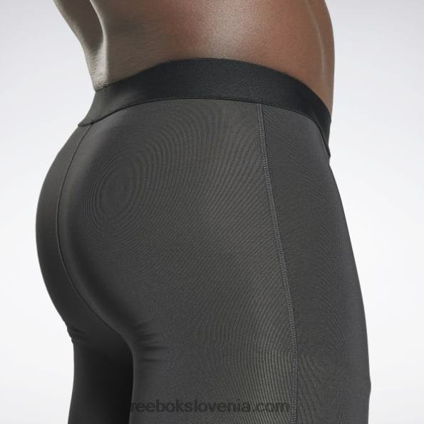 Reebok kompresijske hlačne nogavice, pripravljene za vadbo R22JR1187 noč črna moški