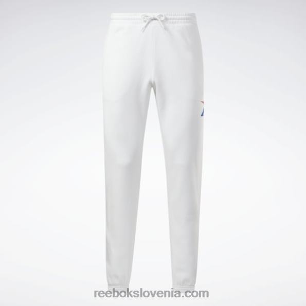 Reebok košarkarske joggerje iz flisa vektorja dna R22JR1134 bela moški