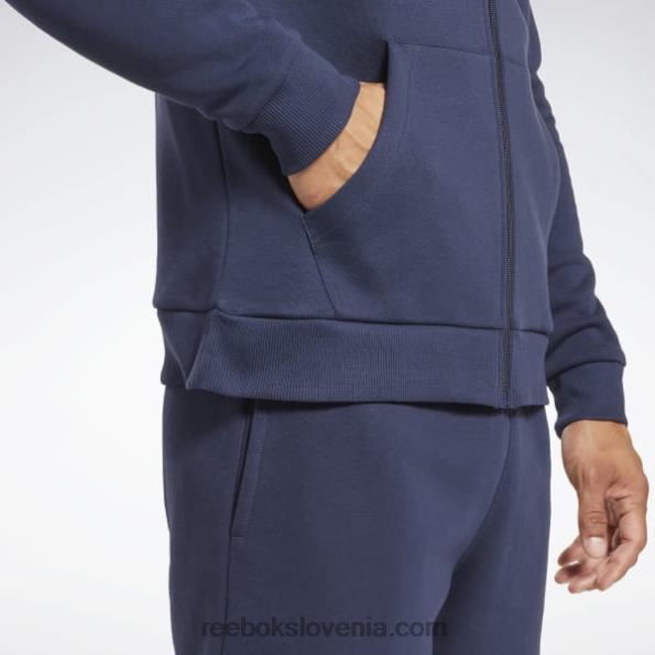 Reebok identity pulover s kapuco iz flisa R22JR1192 vektorska mornarica moški