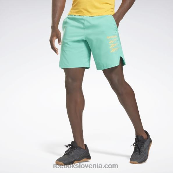 Reebok epske lahke grafične kratke hlače R22JR1349 prihodnost teal moški