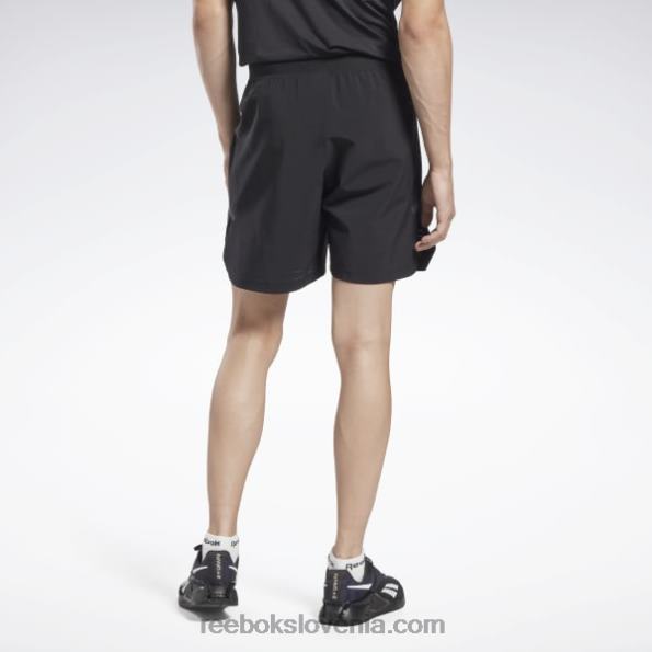 Reebok kratke hlače Speed+ s certifikatom učinkovitosti R22JR1321 Črna moški