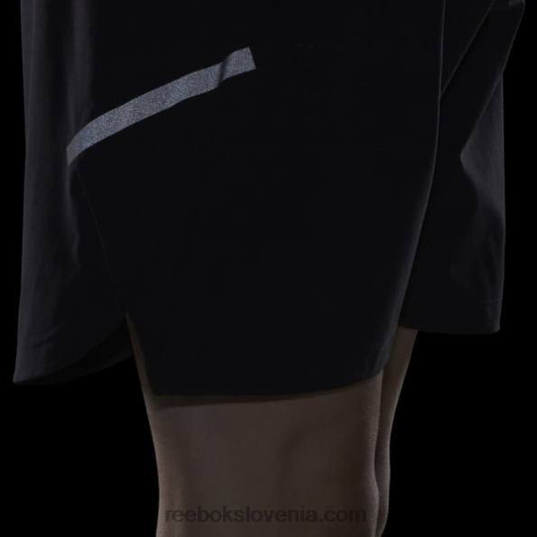 Reebok kratke hlače Speed+ s certifikatom učinkovitosti R22JR1321 Črna moški